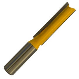 Rennie Tools - 1/2" Cutting Diameter x 1/2" Shank x 50mm Flute Extra Long TCT Tipped 2 Flute Straight Router Kitchen Worktop Cutter Bit. Compatible With Makita Bosch Trend Katsu Dewalt Router Etc