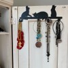 Evelots Over The Door 4 Hook Towel/Coat Rack Hanger Organizer,