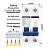 DIHOOL Miniature Circuit Breaker MCB, 2 Pole, 50Amp,230VAC,Type C