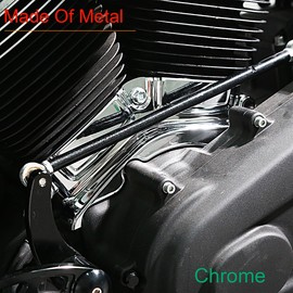 Chrome Metal Cylinder Base Cover for Harley Touring 2017-2023 Street Road Glide FLHX FLTRX FLHT