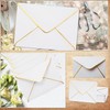 Roczential 24 Envelopes, Mini Envelopes, Business Card Size, Simple, Stylish,