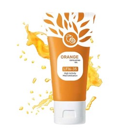 Gel Exfoliante Con Enzimas De Naranja Para Rostro Y Cuerpo. Exfoliante Suave De Naranja Con Limpieza Profunda, Eliminación De Puntos Negros Y...      