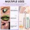 Green Eyeshadow, Liquid Glitter Eyeshadow, Shimmer Highly Pigmented Long Lasting