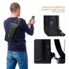 Men Sling Bag Pack with Lock Waterproof -Theft Chest Bag