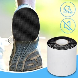 Empuñaduras para zapatos en la parte inferior de los zapatos, Agarre antideslizante para zapatos - Empuñaduras de talón con cinta antideslizante de 3,28 pies de largo,Gomitas para zapatos que absorben