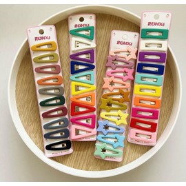 VOKLLIYU Hairpins, Bangs, Pin Clips, 11 Pieces, Girls, Bangs, Patches, Hairpins, Cute, Bangs, Hair Accessories, Hair Accessories, Present, Kids, Preparation, Girls, Baby Shower Gift, Birthday (A-9)