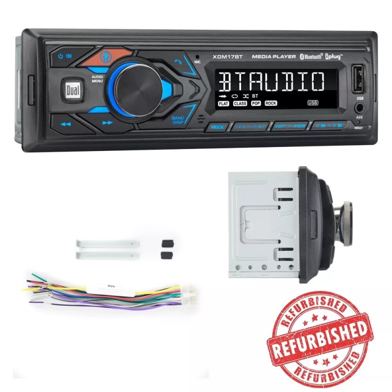 DUAL XDM17BT Bluetooth Car Stereo MP3 AM/FM Radio for 2004-08