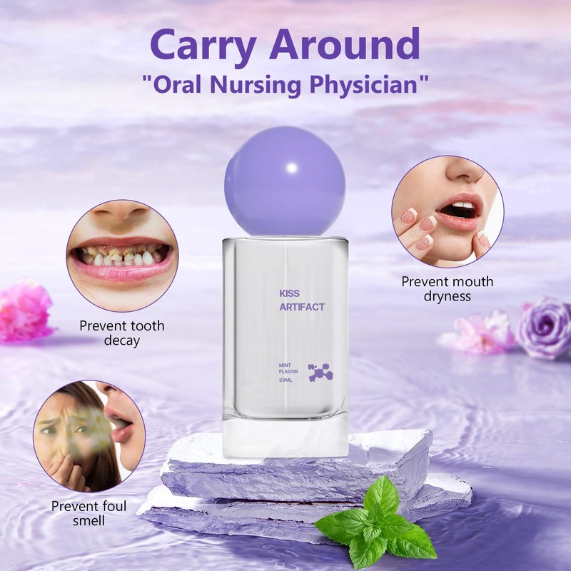 2Pcs Probiotic Oral Spray for Long-Lasting Freshness, Alcohol-Free Oral Spray