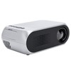 Mini Projector Silver Micro Portable 1080P LED Multi Function for