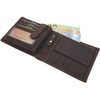 myledershop Buffalo Full Leather Horizontal Wallet RFID & NFC Protection