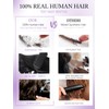 Seamless PU Clip in Hair Extensions for Black Women Full