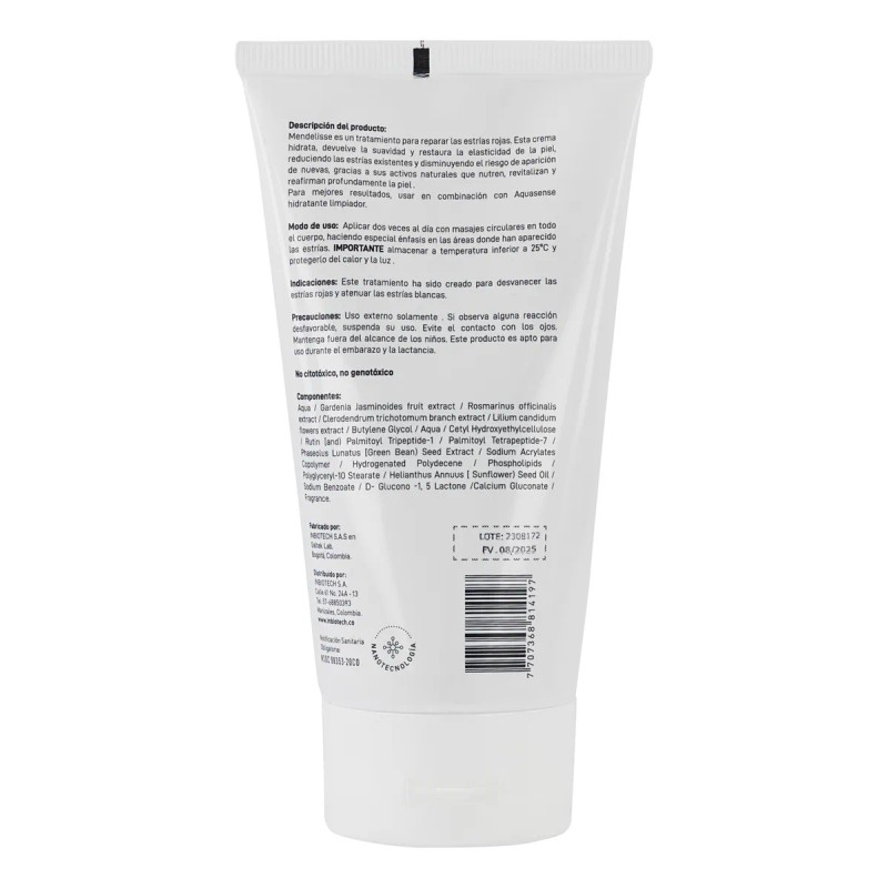Mendelisse Crema Reparadora De Estrías, Inbiotech