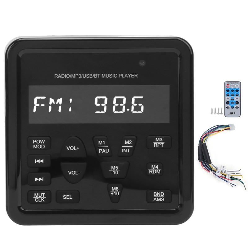 Bluetooth MP3 Player USB Radio Sound System IP66 Waterproof for