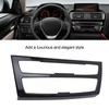 Air Conditioning Button Frame Carbon Fiber Texture Panel Trim Replacement