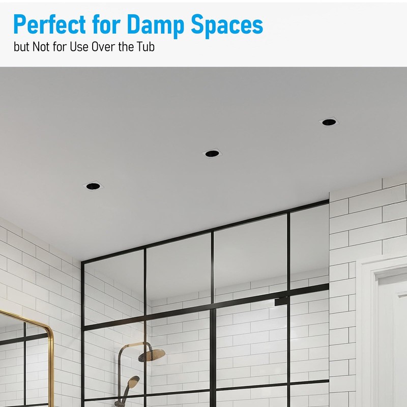 TORCHSTAR 4 Inch 5CCT Anti Glare LED Recessed Lights with