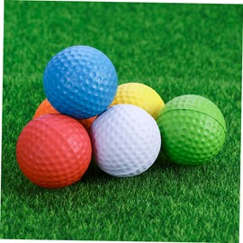 VICASKY 6pcs Flexible Golf Practice Balls Lightweight Training Balls for Orange Green Safe Durable Practice Equipment