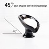 Soap Dish, Ceramic Soap Holder Self Draining Leaf Shape Bar