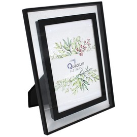 Portarretrato Dristin 5x7 Negro Vidrio Esmerilado