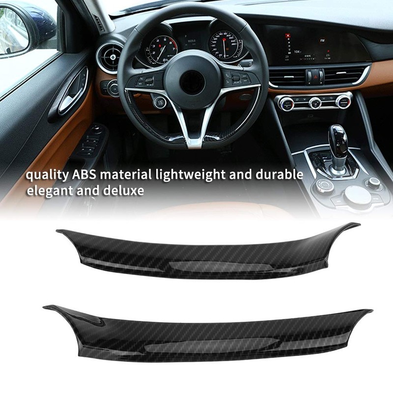 Steering Wheel Cover Interior Decorative Trim for Alfa Romeo Stelvio/Giulia