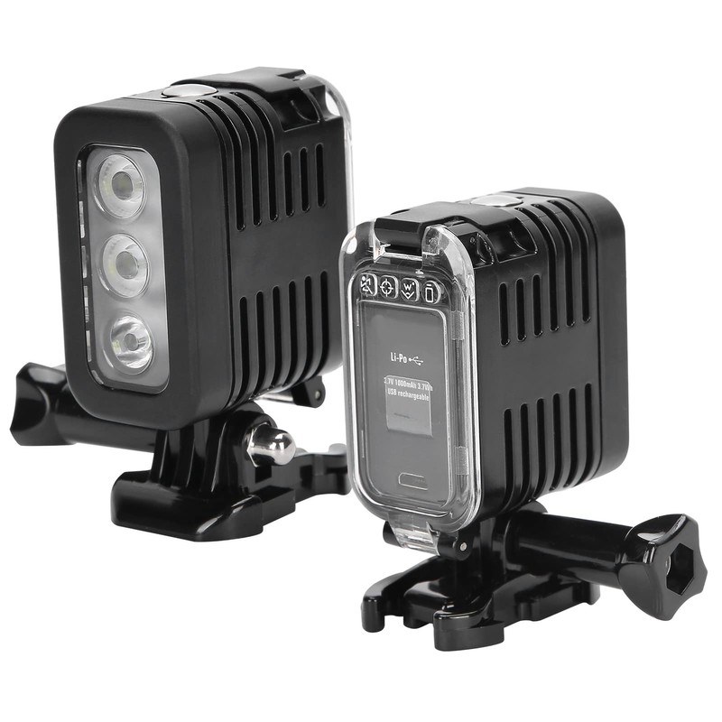 Diving Cutter, Waterproof Fill Light and Accessories, 45 m Waterproof