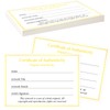 24 Pieces Certificate of Authenticity Premium Certificates Ideal for Valuations