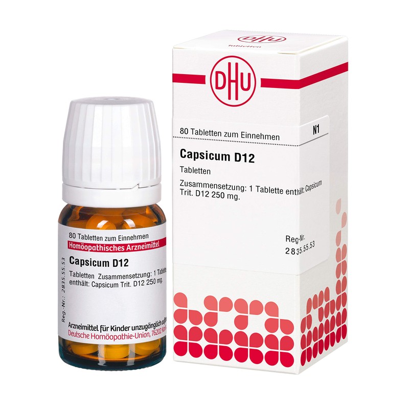 DHU Capsicum D12 Tablets, Pack of 80 Tablets