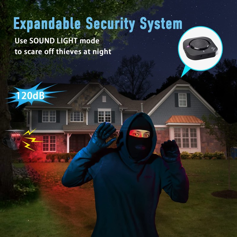 1/2 Mile Long Range Solar Wireless Driveway Alarm System IP65