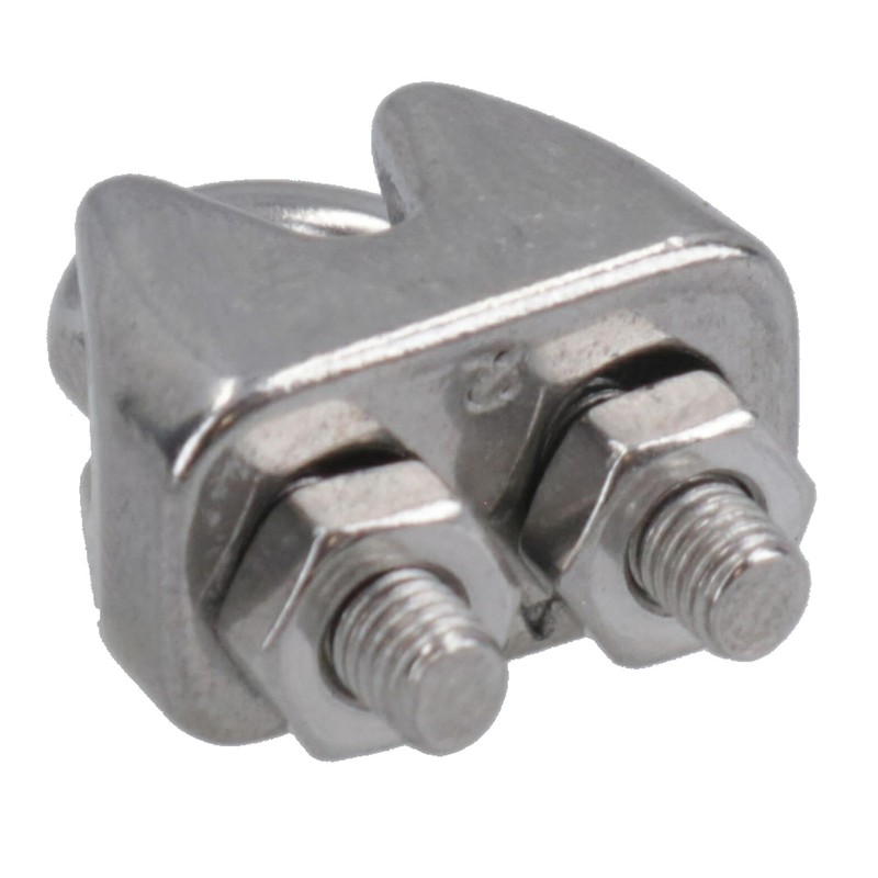 AB Tools 2mm Wire Rope/Cable Grip/Clamp Stainless Steel 316 Marine