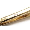 DAKS Gold White Butterfly Tie Bar Tie Clip, Brass, No