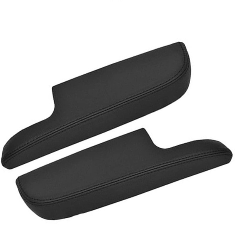 GXARTS Front Door Panel Armrest Cover Skin Black Compatible with
