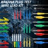 35Pcs Back Probe Kit Portable Banana Plug to Alligator Clip