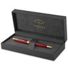 Parker Sonnet Ballpoint Pen | Red Lacquer with Gold Trim
