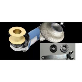 Roxx Tools 1" granite marble concrete travertine Full & Ogee Bullnose Diamond Router Bit