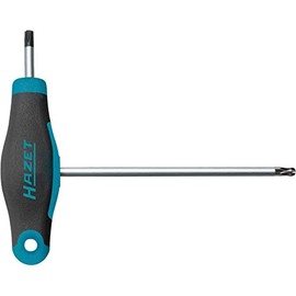 HAZET 829KKT-T20 Allen Key (Short and Long Blade for Flexible Use, Torx Profile, Size: T20)