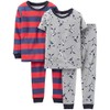Carter's Baby Boys 4 Piece Baseball Pyjamas 6 Months