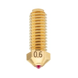 DUROZZLE Ruby Nozzle 0.6mm for Anycubic Kobra 3 / Kobra S1 / Kobra S1 Combo 3D Printers, Hardened & Abrasion Resistant for Precision Additive Manufacturing