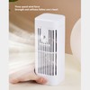 Desk Night Light Fan Power Adjustable Space Saving Quiet Multifunctional