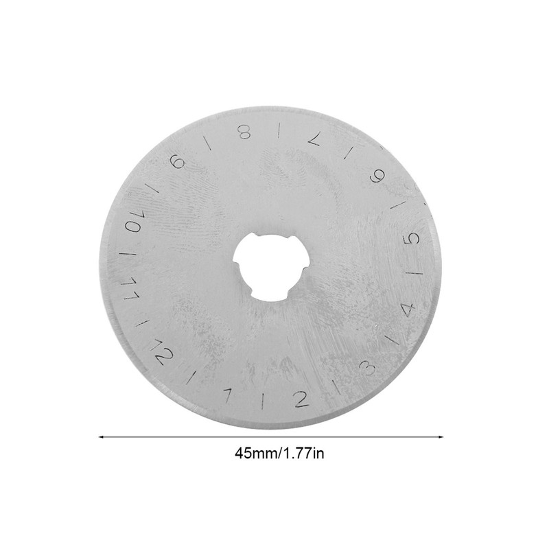 10pcs 45mm Rotary Cutter Refill Blades for Cutting Leather Fabric