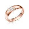 Rafaela Donata Women's Ring 925 Sterling Silver Rose Gold-Plated with