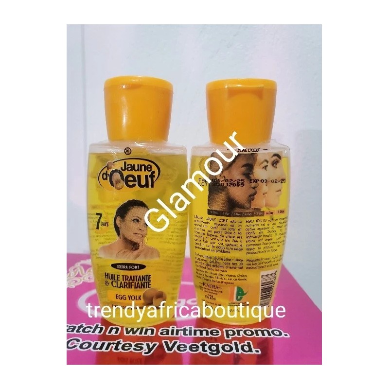 kaera 2pcs. Jaune Doeuf face & body oil. Egg yolk