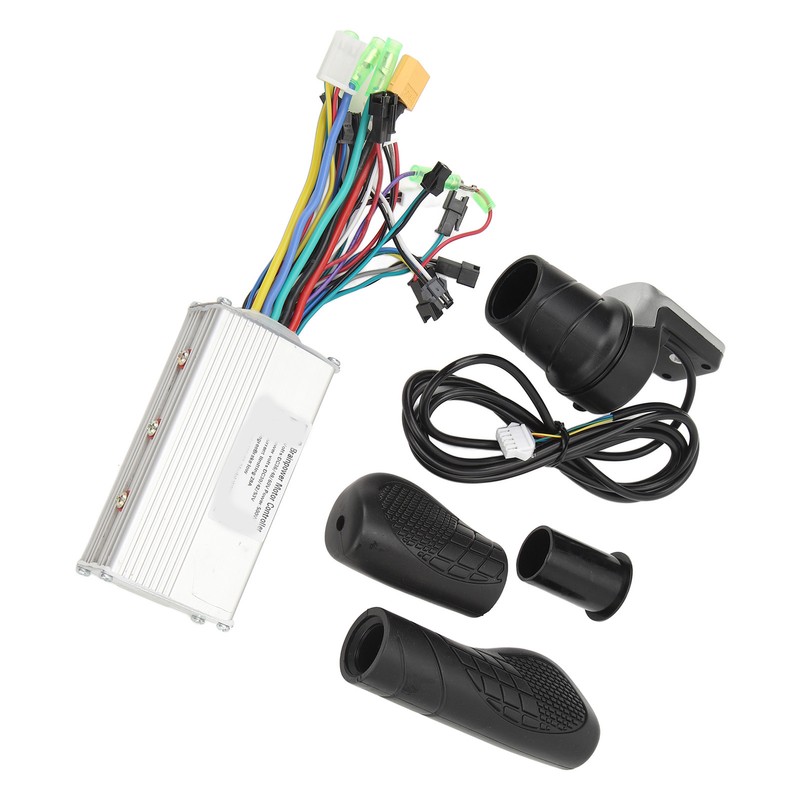 Half Twist Throttle Grip with Display Meter 3 Modes Sine