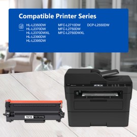 TN-730 TN730 Toner Cartridge Replacement for Brother TN730 Toner Cartridge - Black DCP-L2550DW MFC-L2710DW MFC-L2750DW HL-L2370DW Printer (4-Pack)