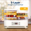 VIVOHOME Electric 5 Trays Food Dehydrator Machine, 400W Hydrator Machine
