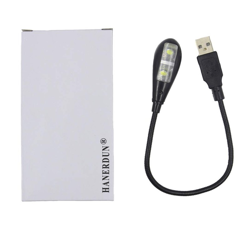 HANERDUN® Bright LED USB Lamp Light Reading Lamp for Laptop
