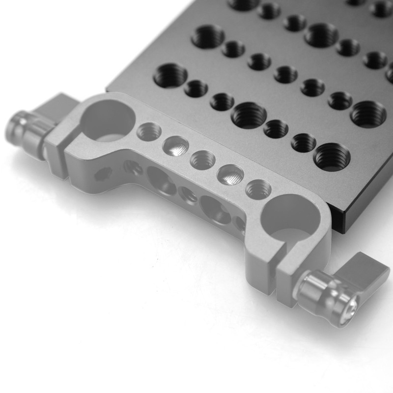 SMALLRIG Multifunctional Cheese Plate, Camera Mounting Plate with 1/4" and