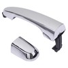 Exterior Rear Left Driver Side Chrome Door Handle Replacement for
