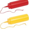 BWacky Combo-Fake Squirt Mustard and Ketchup Bottle Prank Gag Set