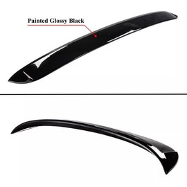 NEESPOC Rear Window Roof Spoiler Visor Wing Compatible with Hyundai Elantra SE/SEL/Limited/N Line Sedan 2021-2024 Gloss Black Exterior Accessories