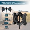 Rvdeaa X-Shaped Wheel Chocks for Travel Trailer【Allow Drill Adjust】 RV