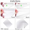 BBTO 20 Pieces Mirror Sheets Self Adhesive Non Glass Mirror
